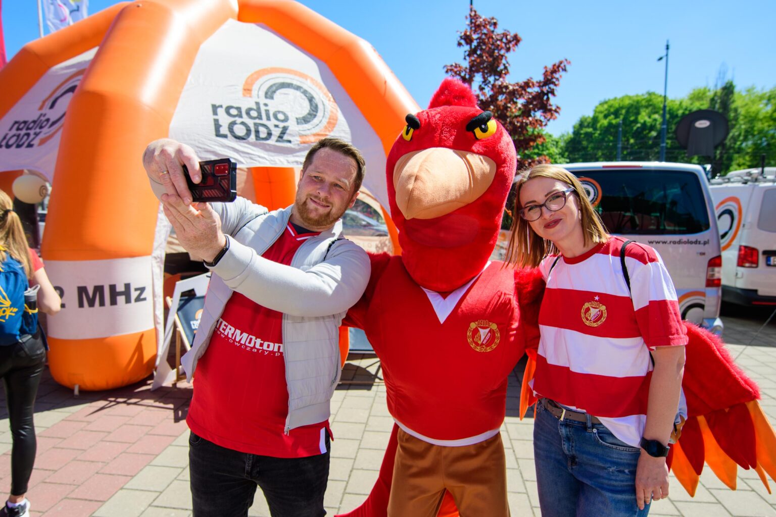 Studio przedmeczowe Radia Lodz i Widzewa Fot Sebastian Szwajkowski 25