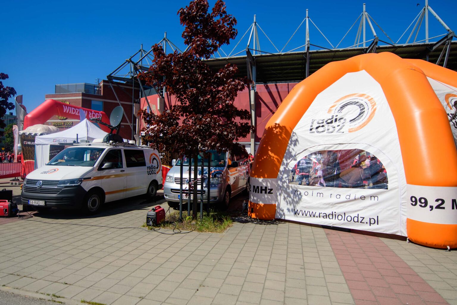 Studio przedmeczowe Radia Lodz i Widzewa Fot Sebastian Szwajkowski 26