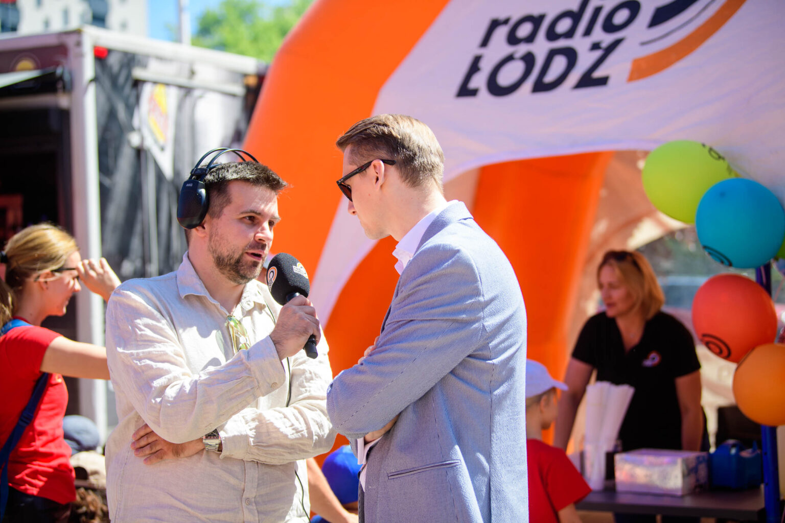 Studio przedmeczowe Radia Lodz i Widzewa Fot Sebastian Szwajkowski 31