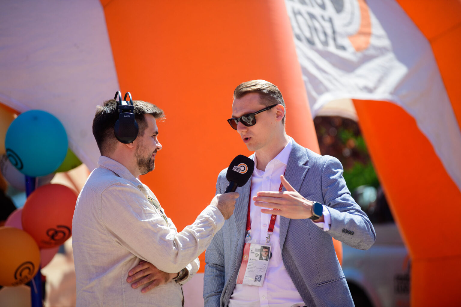 Studio przedmeczowe Radia Lodz i Widzewa Fot Sebastian Szwajkowski 32