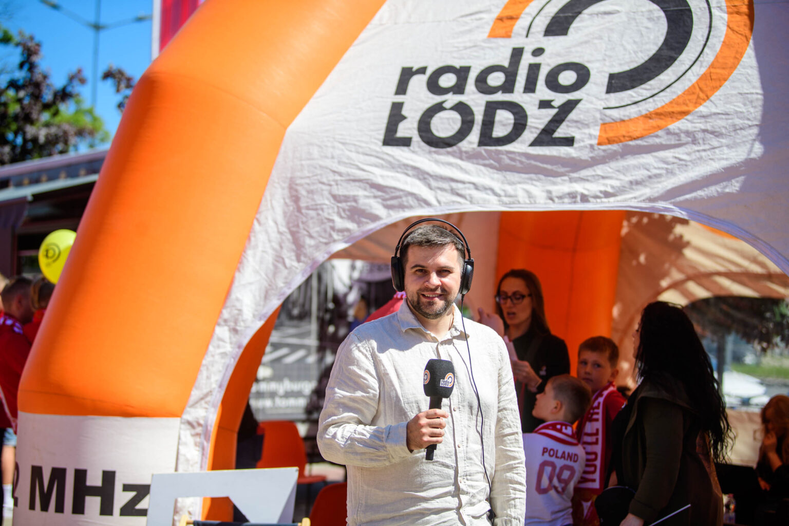 Studio przedmeczowe Radia Lodz i Widzewa Fot Sebastian Szwajkowski 36