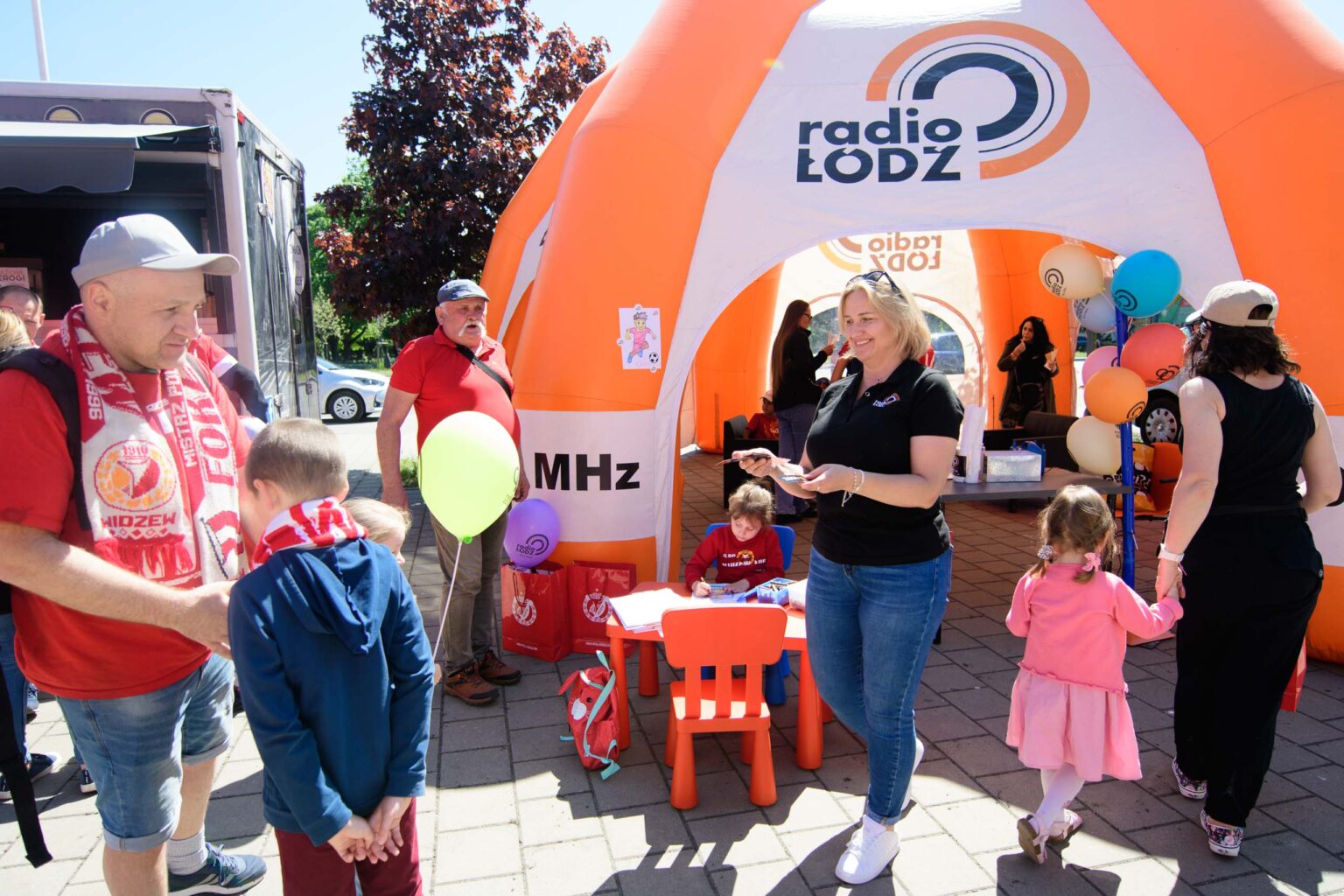 Studio przedmeczowe Radia Lodz i Widzewa Fot Sebastian Szwajkowski 4