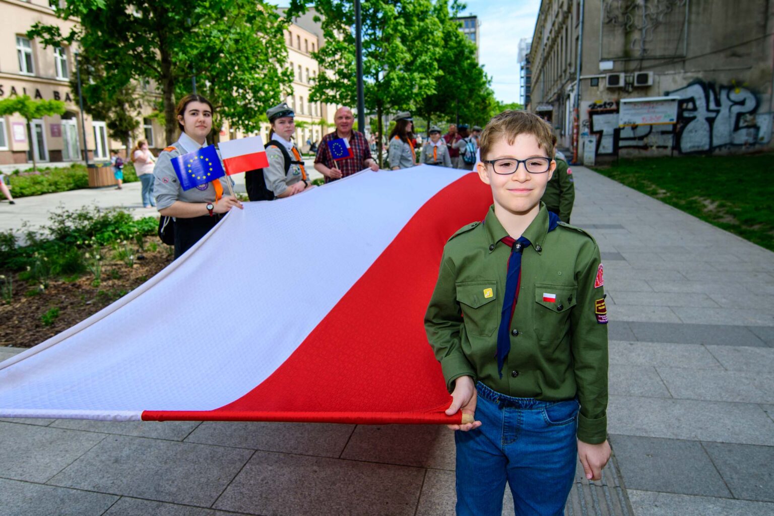 Swieto Flagi w Lodzi Fot Sebastian Szwajkowski 1