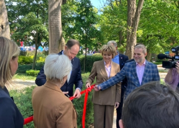 Mark Brzeziński otworzył Art Park imienia swojej matki