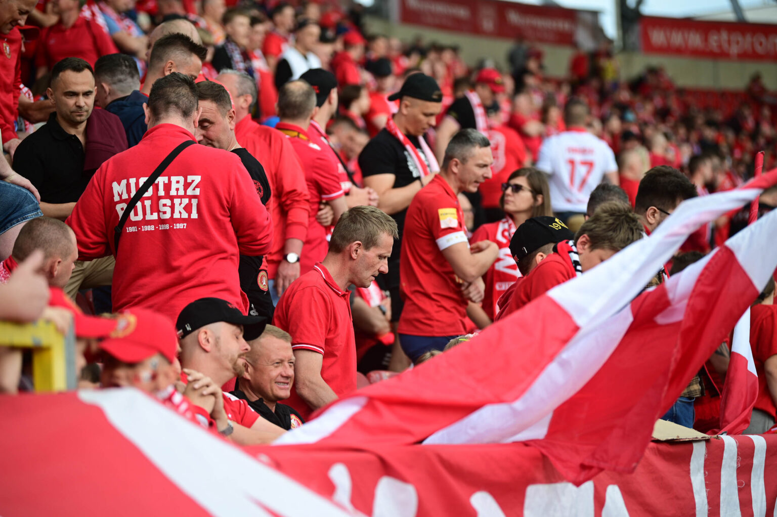 Widzew Lodz vs Lech Poznan kibice Fot Sebastian Szwajkowski 125