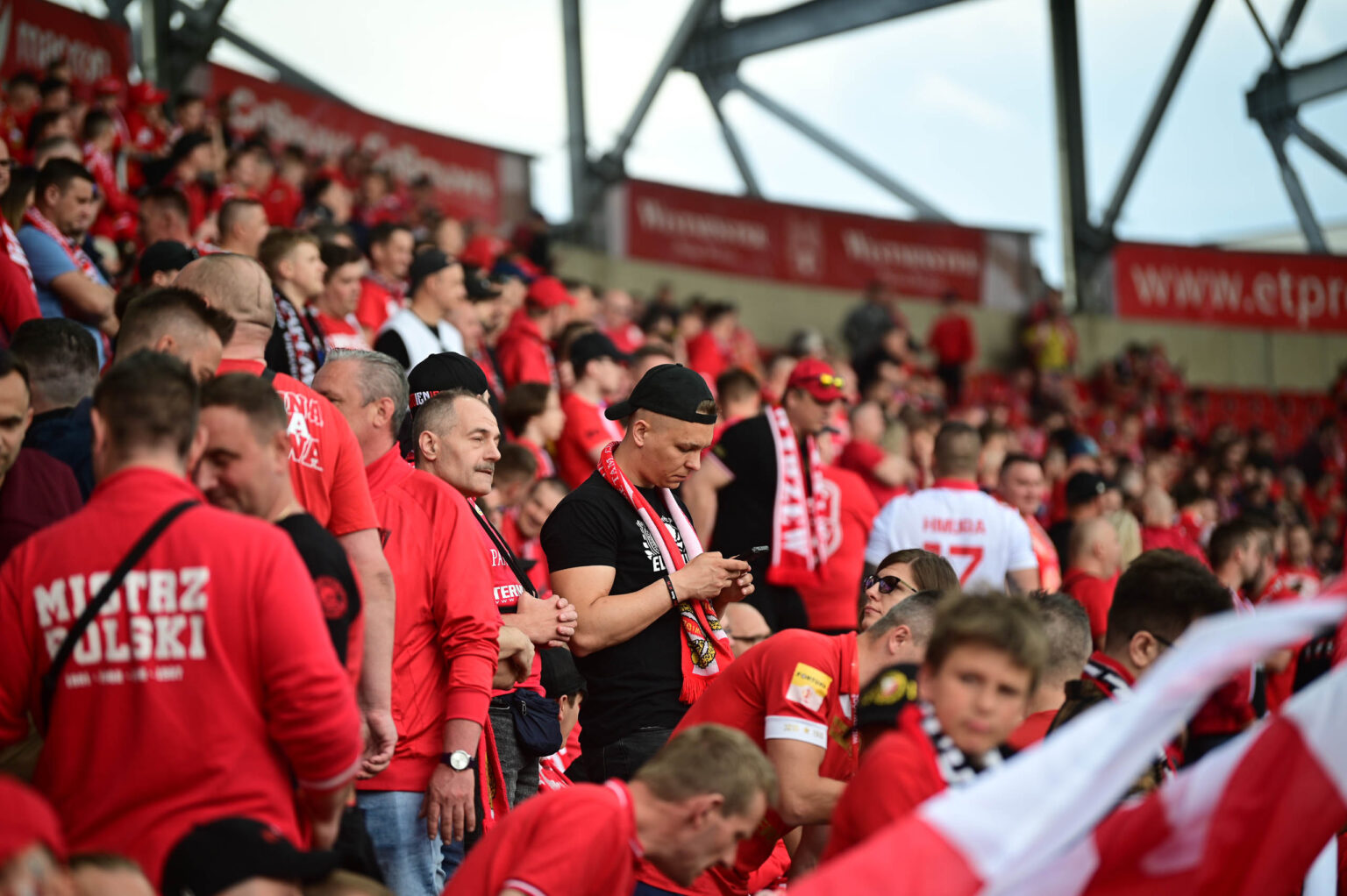 Widzew Lodz vs Lech Poznan kibice Fot Sebastian Szwajkowski 126