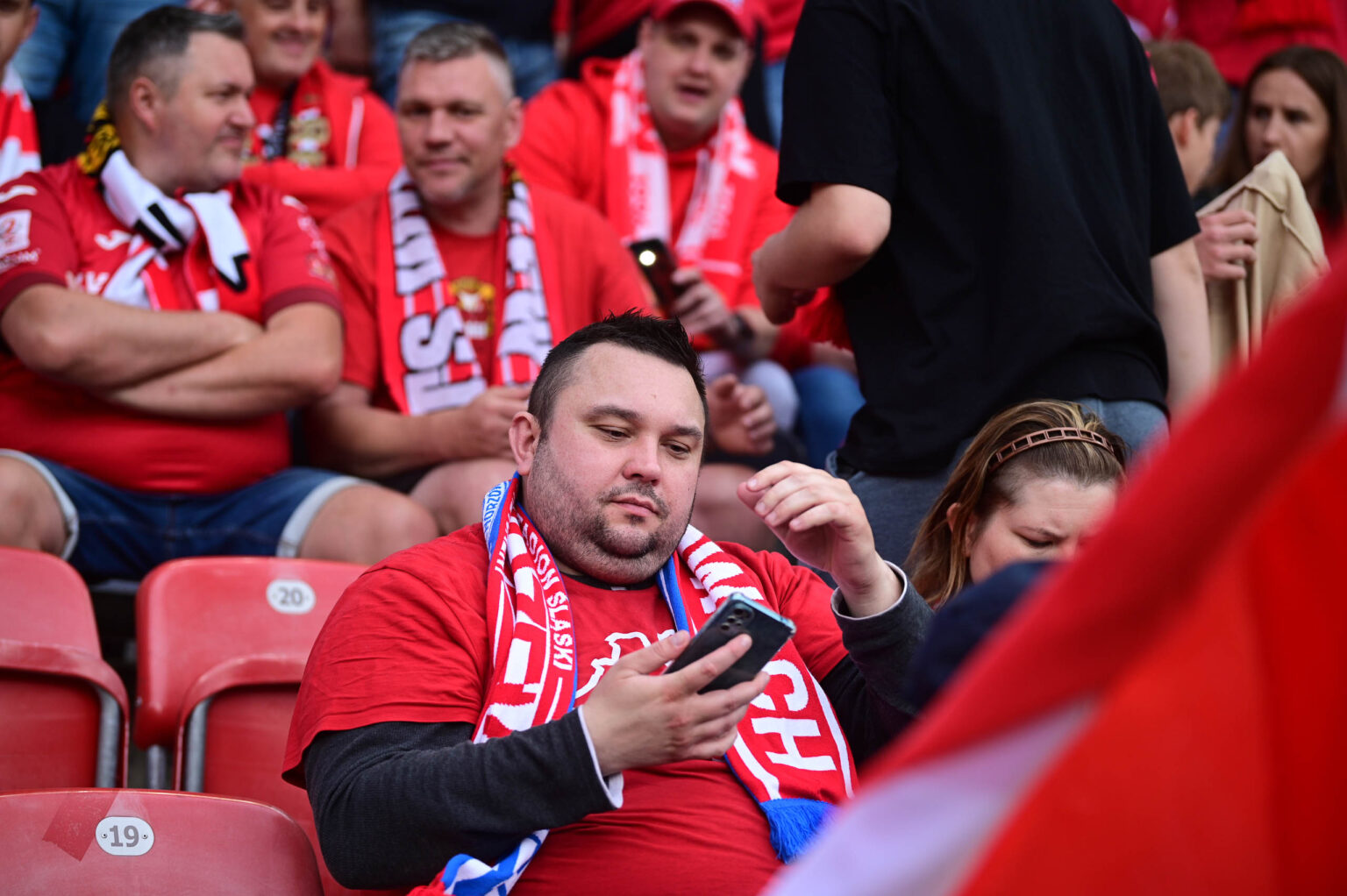 Widzew Lodz vs Lech Poznan kibice Fot Sebastian Szwajkowski 56