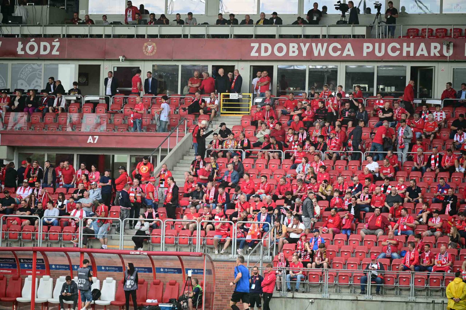 Widzew Lodz vs Lech Poznan kibice Fot Sebastian Szwajkowski 73