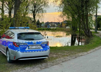 Poszukiwania zaginionego w piotrkowskim jeziorze Bugaj