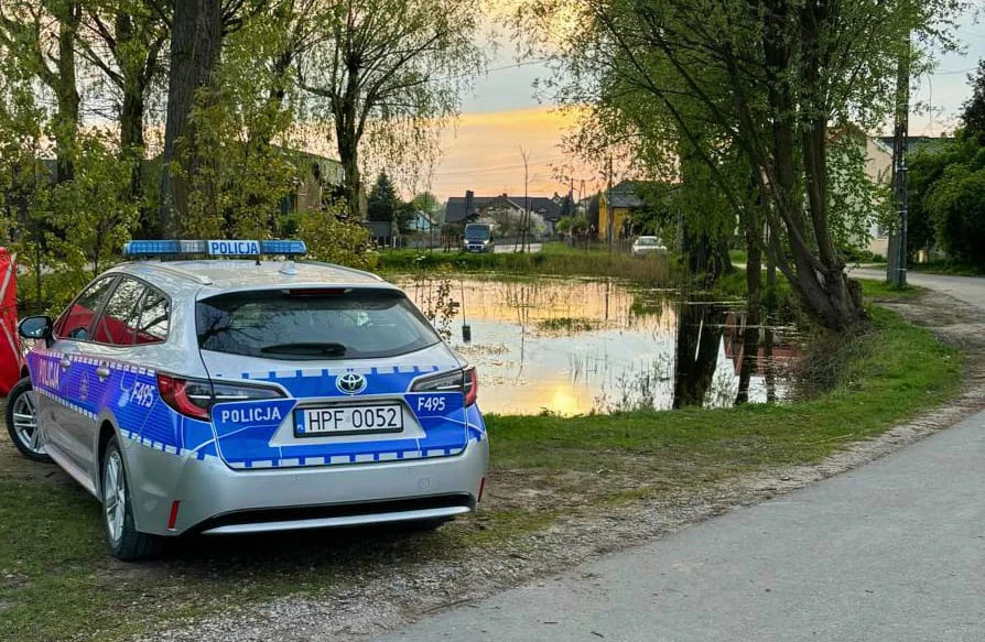Poszukiwania zaginionego w piotrkowskim jeziorze Bugaj 1 Poszukiwania zaginionego w piotrkowskim jeziorze Bugaj