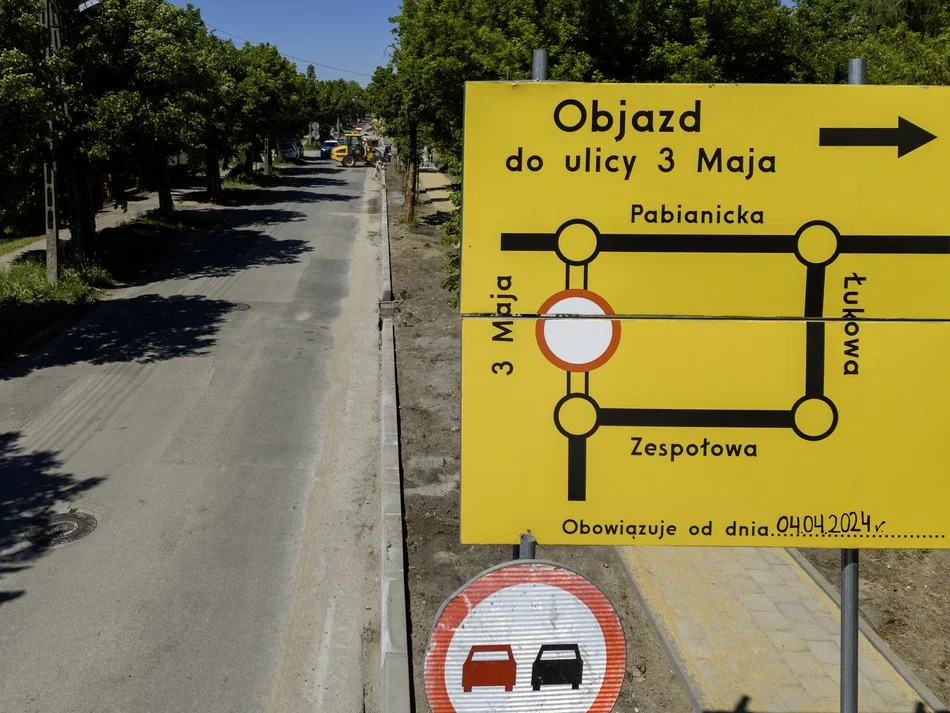 Od środy (29 maja) kolejny etap prac na ul. 3 Maja i zmiana trasy linii 63. Od czwartku zawieszone linie 55 i 80C 1 Remont ul. 3 Maja