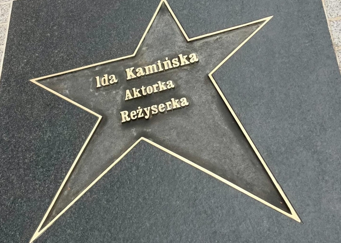 Ida Kamińska w Łódzkiej Alei Gwiazd