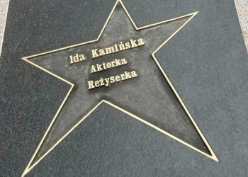 Ida Kamińska w Łódzkiej Alei Gwiazd