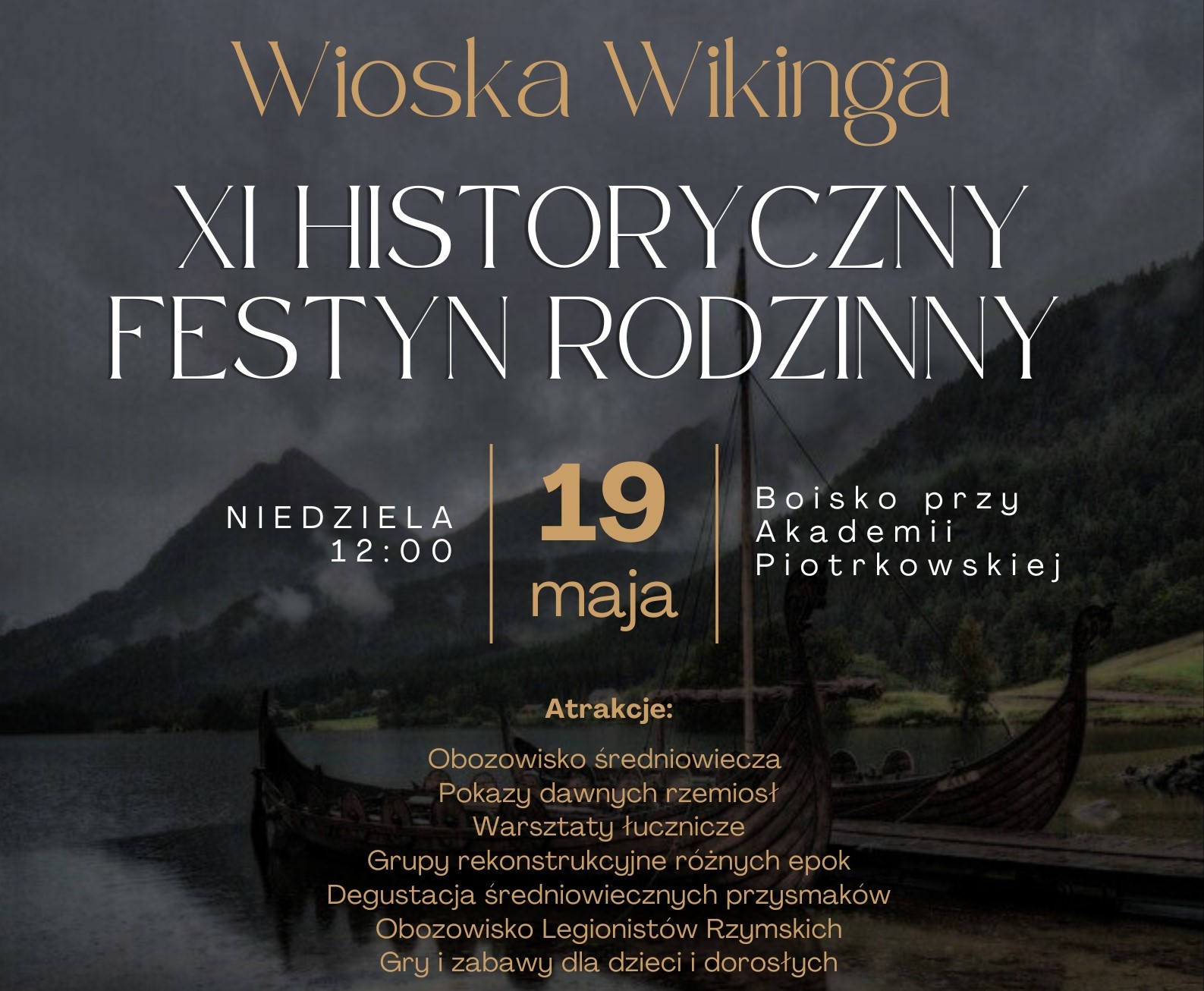 Wioska Wikinga na Akademii Piotrkowskiej