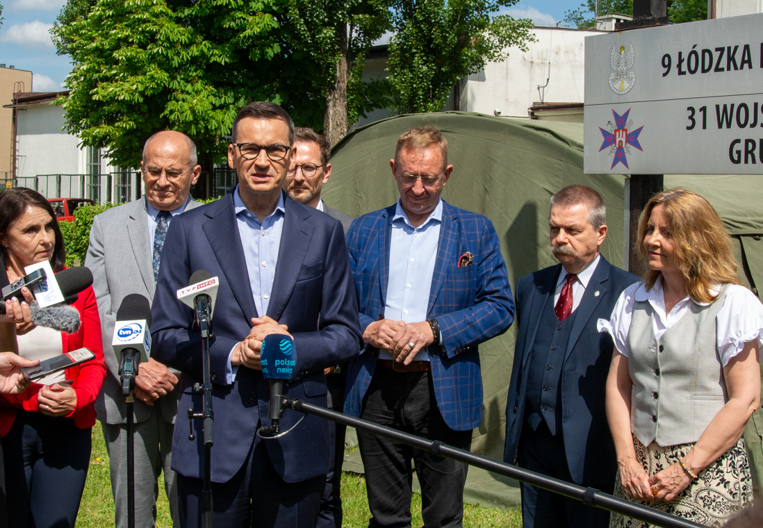 Mateusz Morawiecki o bezpieczeństwie Polski i Europy. Wiceprezes PiS skrytykował działania obecnego rządu 1 Mateusz Morawiecki w Łodzi