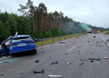 Śmiertelny wypadek na DK74 pod Bełchatowem