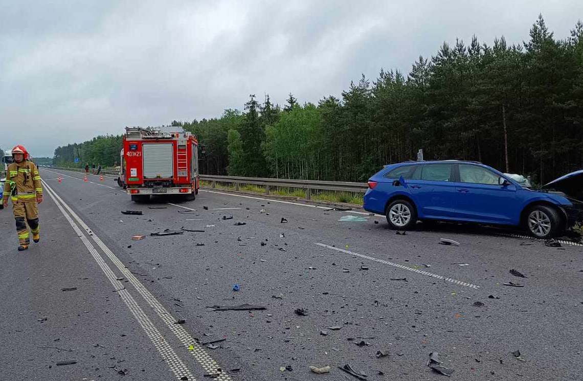 Śmiertelny wypadek na DK74 pod Bełchatowem