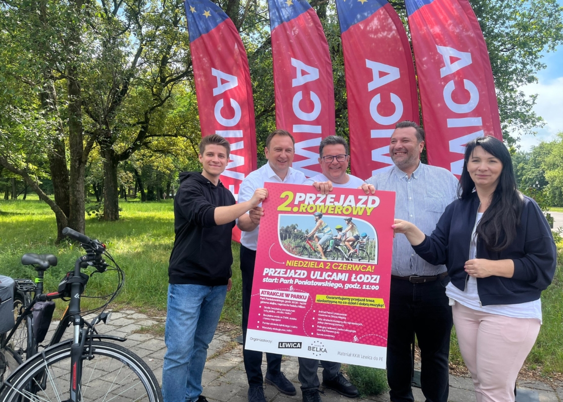 Lewica organizuje 2. Przejazd rowerowy. Politycy promują zdrowy tryb życia
