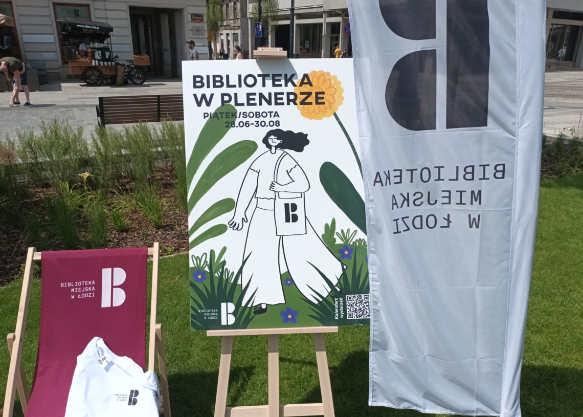 „Biblioteki w plenerze” – akcja Biblioteki Miejskiej w Łodzi zaczyna się już jutro (28 czerwca)