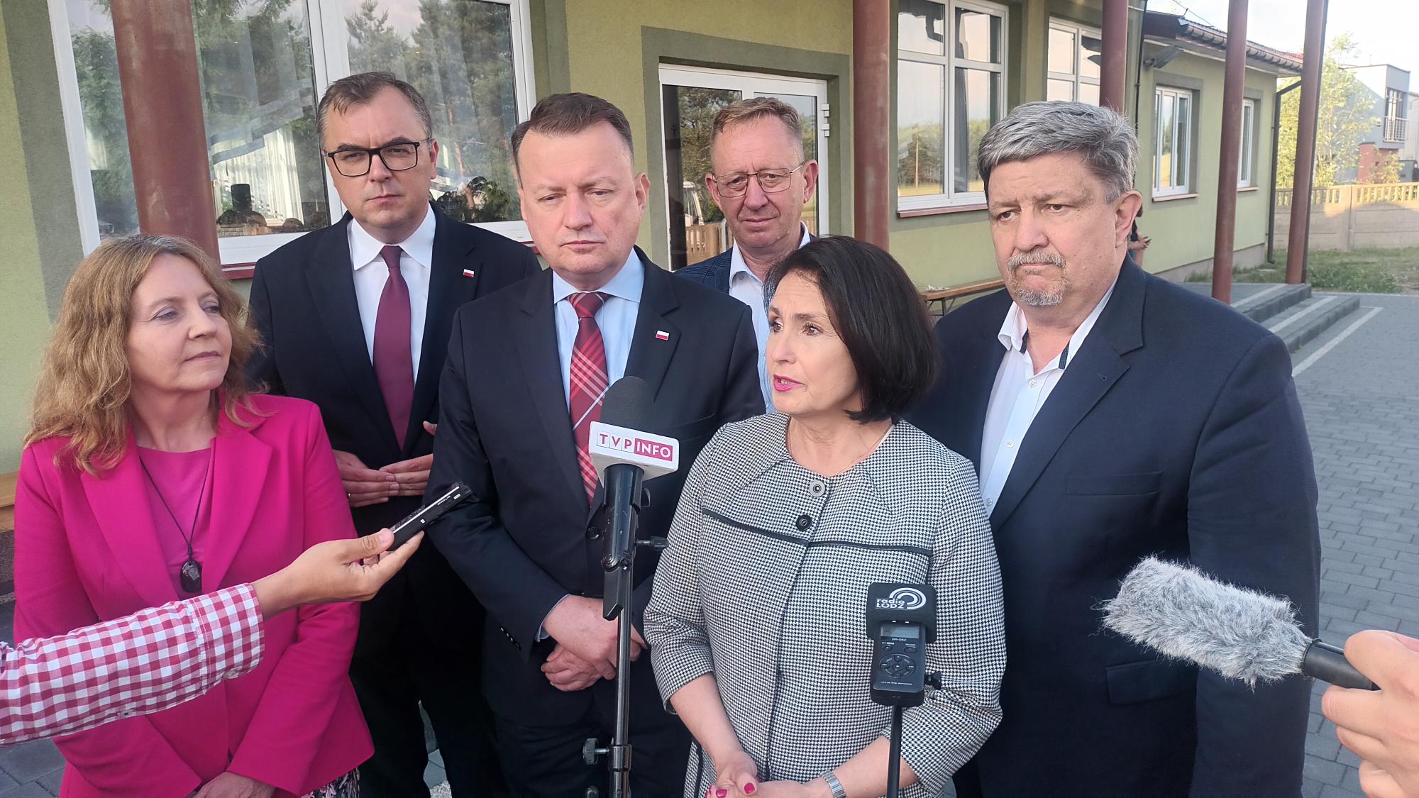 Mariusz Błaszczak odwiedził dzisiaj gminę Maków
