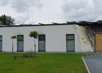 Dom Dziecka w Bełchatowie po pożarze