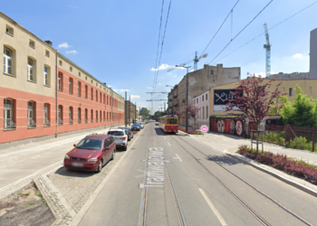 Biurowiec łódzkiego MPK przy ul. Tramwajowej 6