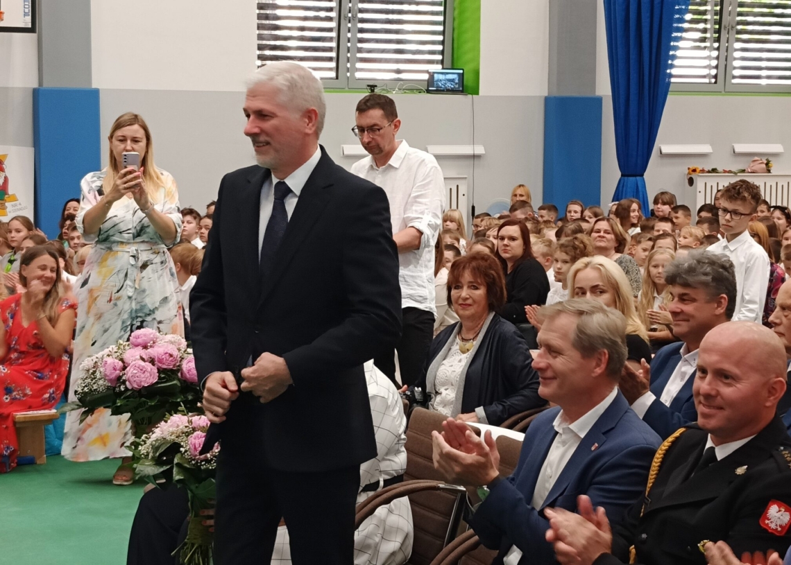 Wojewódzkie zakończenie roku w Sieradzu z udziałem wiceminister edukacji Katarzyny Lubnauer