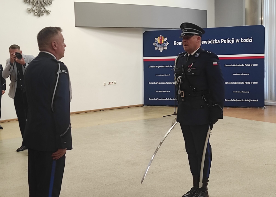 Inspektor Arkadiusz Sylwestrzak nowym Komendantem Wojewódzkiej Policji w Łodzi