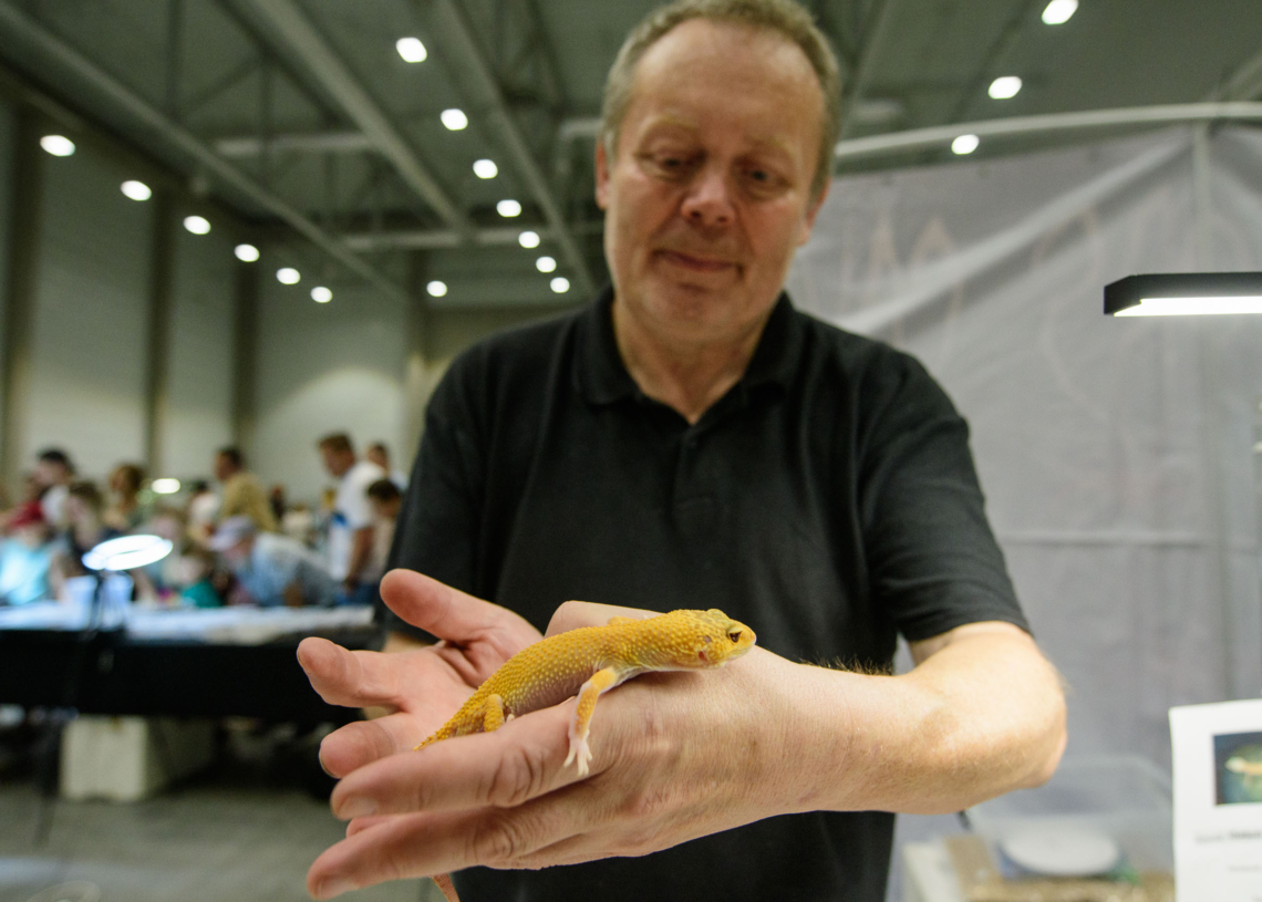 Egzotyczne zwierzęta w hali EXPO