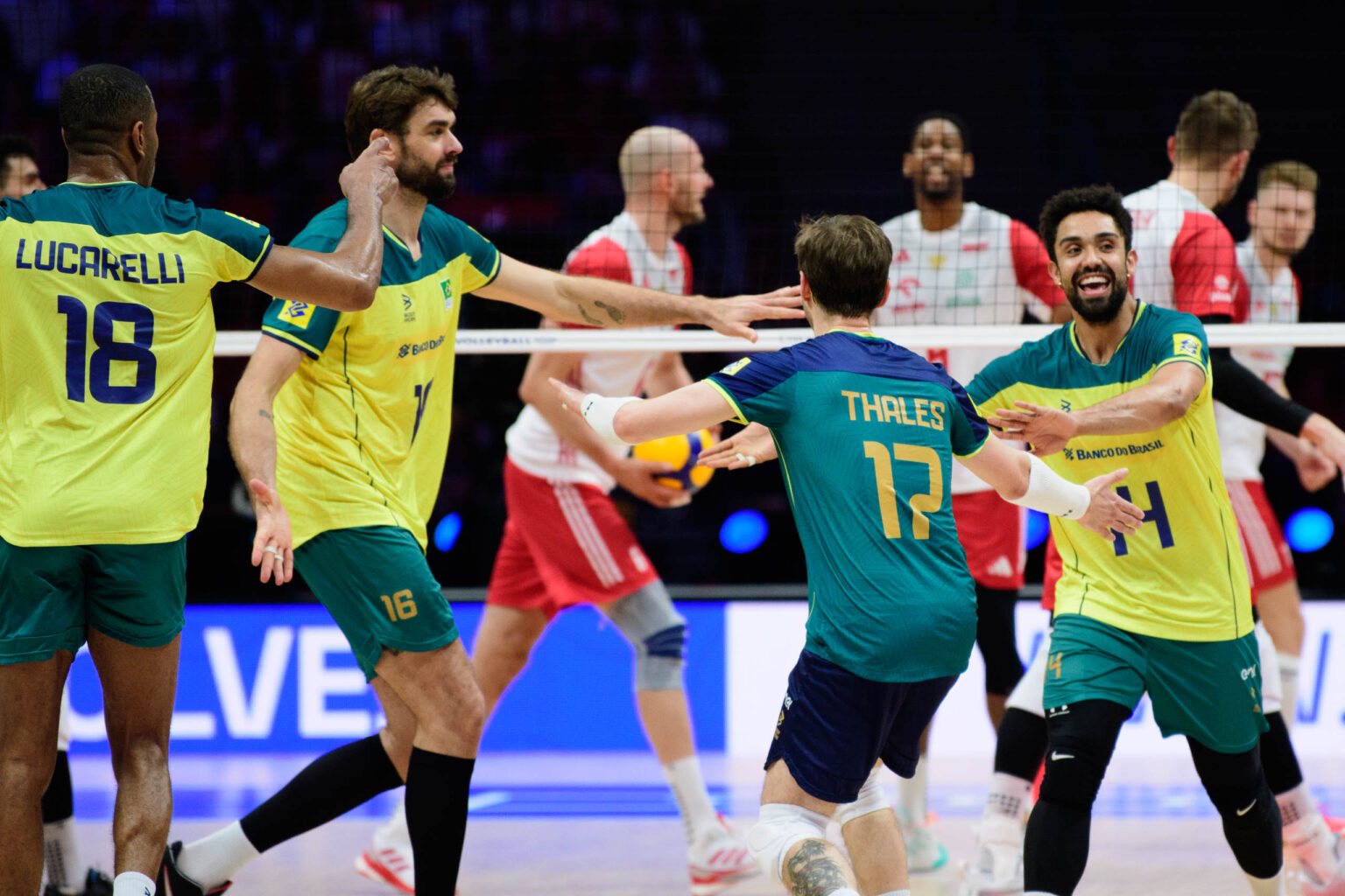 VNL Polska Brazylia Fot Sebastian Szwajkowski 10