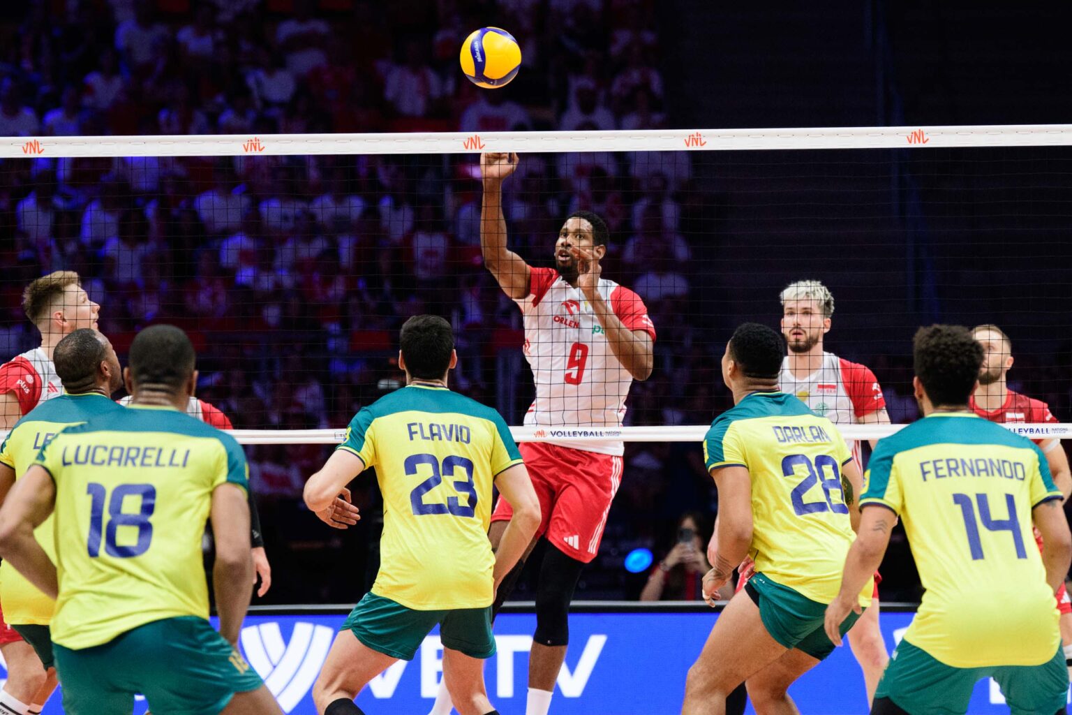 VNL Polska Brazylia Fot Sebastian Szwajkowski 16