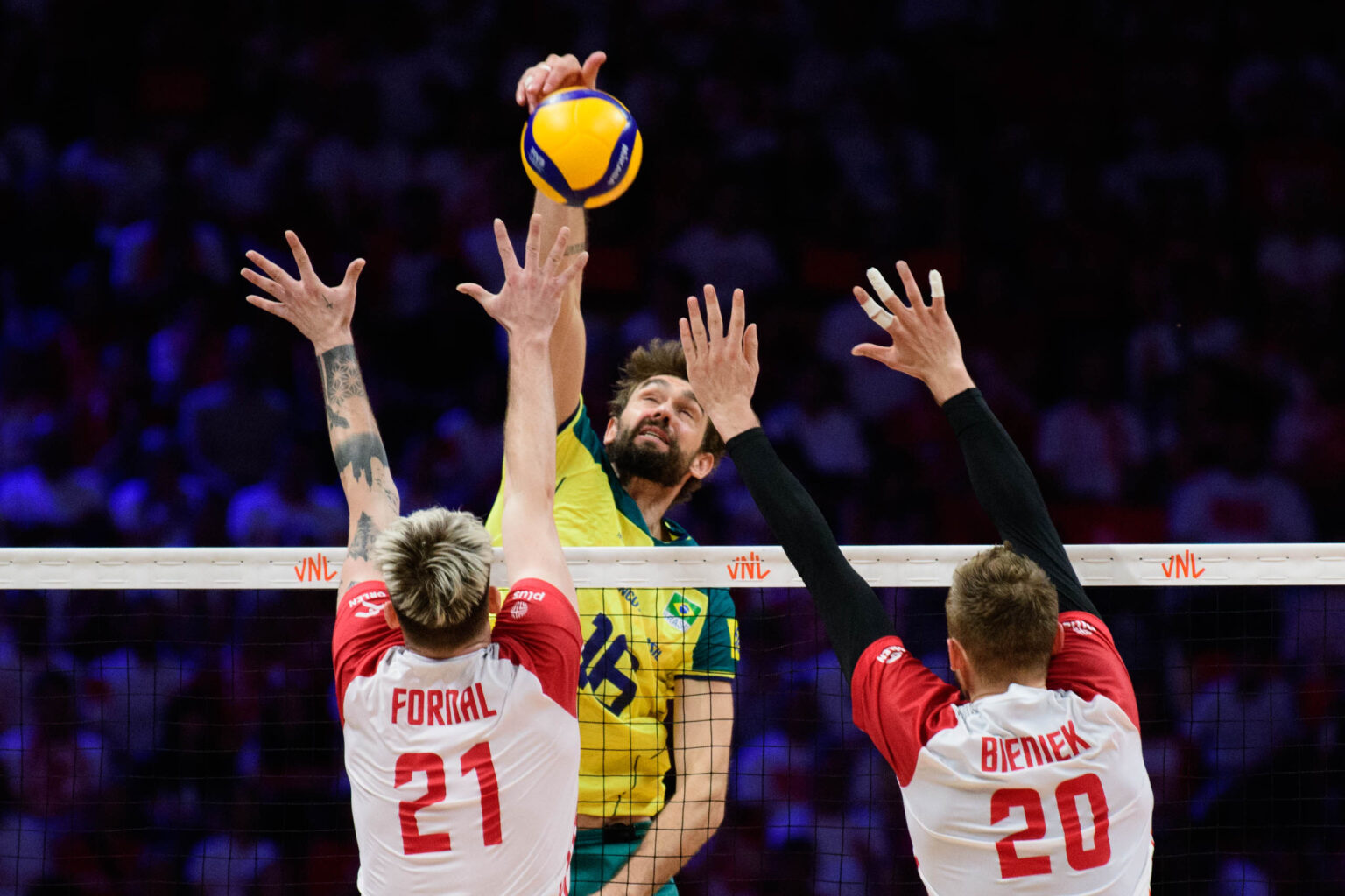 VNL Polska Brazylia Fot Sebastian Szwajkowski 22