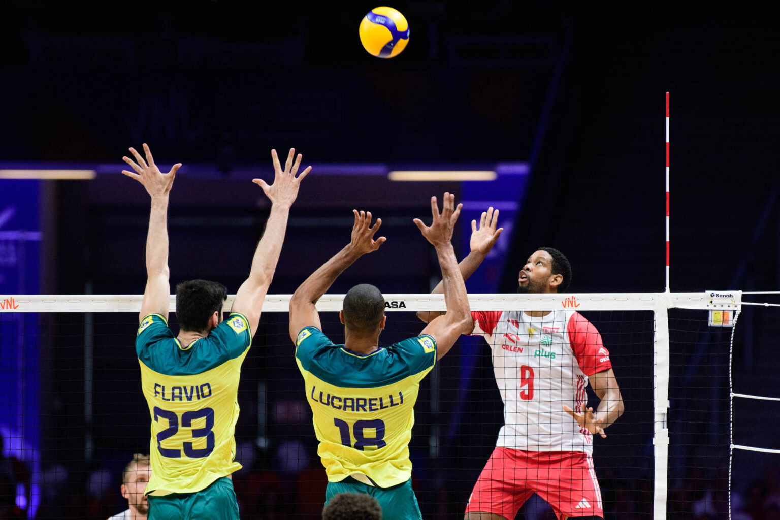 VNL Polska Brazylia Fot Sebastian Szwajkowski 4