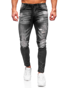 Wielki powrót emo streetwear look – te czarne męskie jeansy sprawdzą się najlepiej