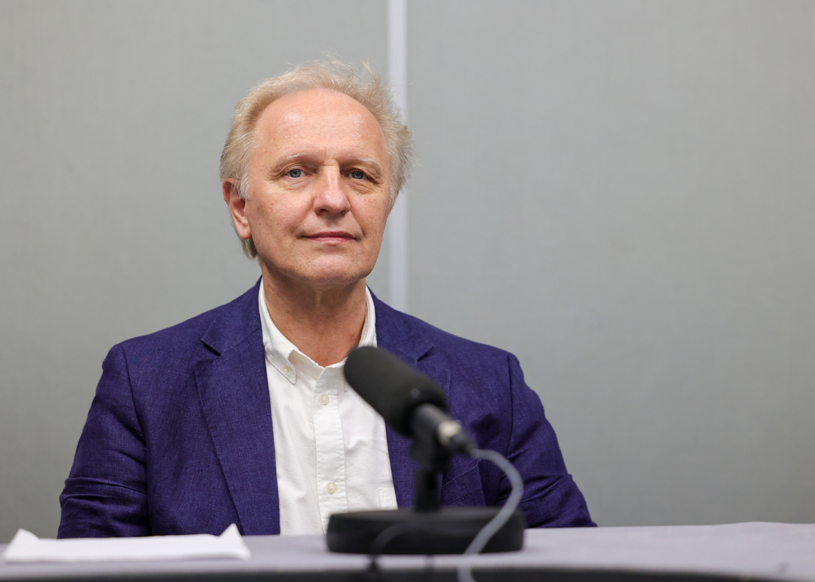 Włodzimierz Tomaszewski Gościem po 8 w Radiu Łódź 1 Włodzimierz Tomaszewski, fot. Konrad Ciężki