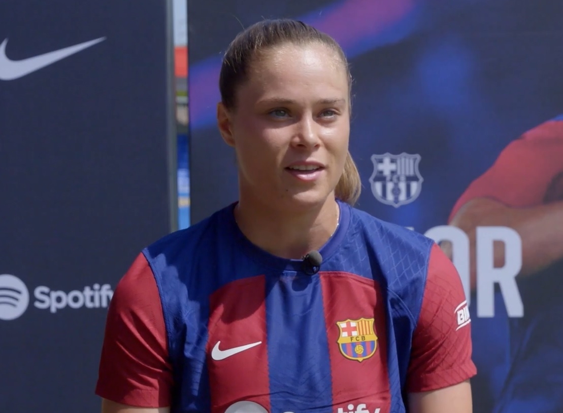 FC Barcelona potwierdza hitowy transfer. Ewa Pajor zawodniczką Blaugrany do 2027 roku 1 Ewa Pajor w Barcelonie
