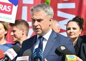 Krzysztof Gawkowski w Łodzi