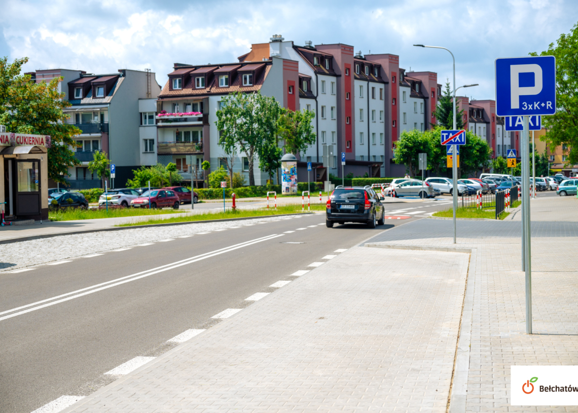 Bełchatów: ulica Budryka w pełni przejezdna 1 Ulica Budryka w Bełchatowie