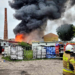 Pożar zakładu w Ozorkowie. Ewakuowano 20 osób 7 Pożar zakładu w Ozorkowie