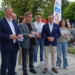 Dariusz Joński na spotkaniu wyborczym w Łasku