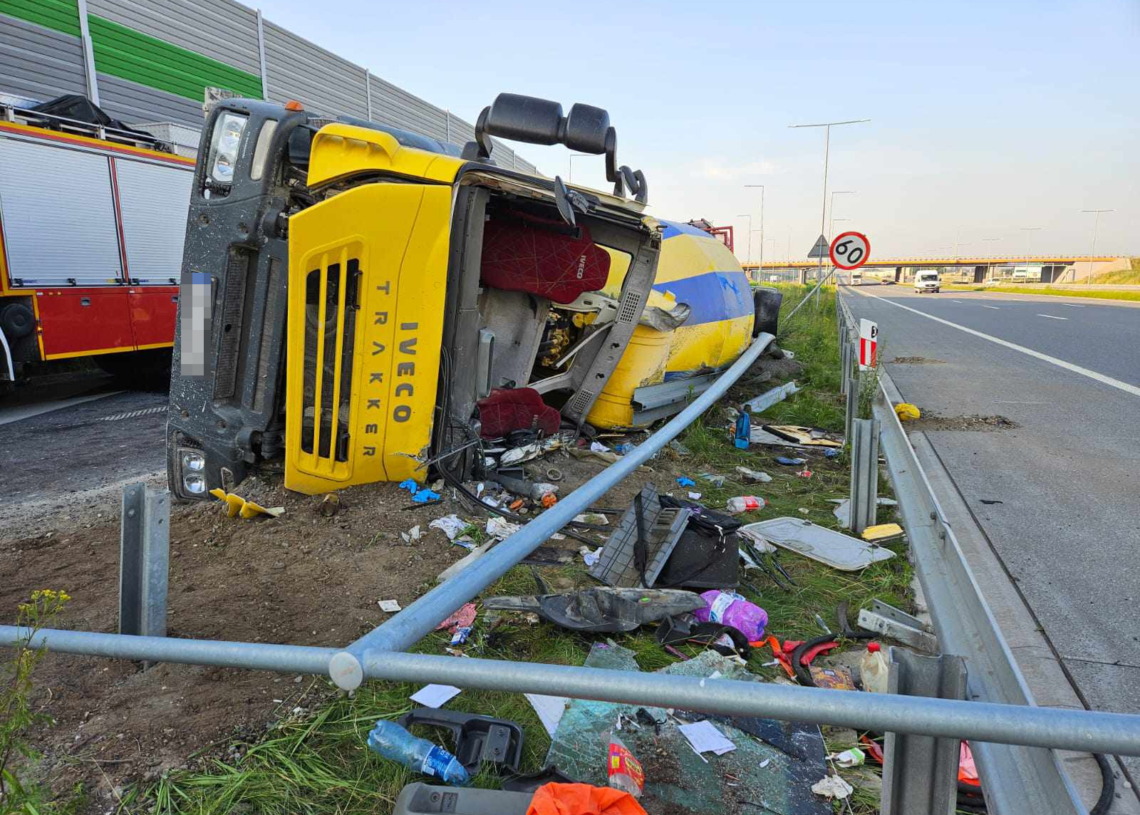 Utrudnienia na A1 w Piotrkowie Trybunalskim