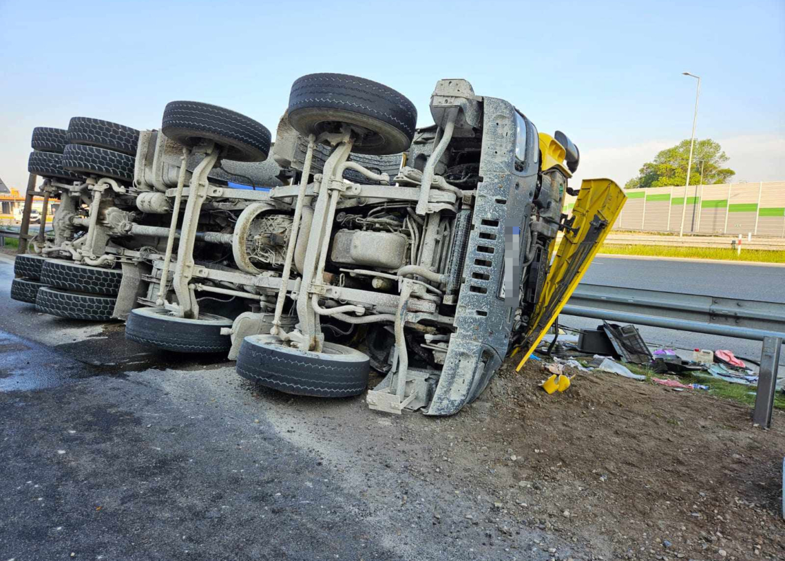 Utrudnienia na A1 w Piotrkowie Trybunalskim