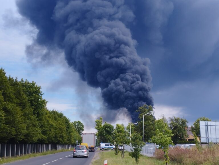 Hearth at a landfill in Wola Łaska. There are victims [ZDJĘCIA]