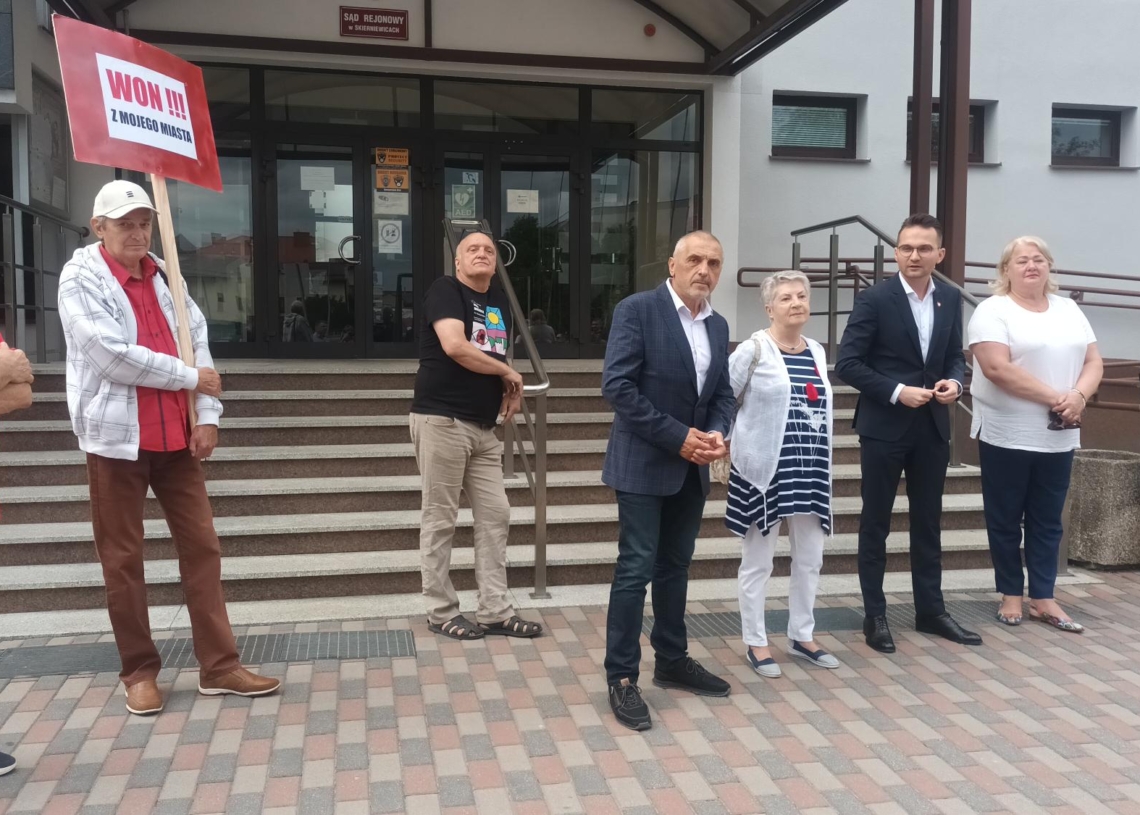 Manifestacja w Skierniewicach, fot. Katarzyna Grabowska