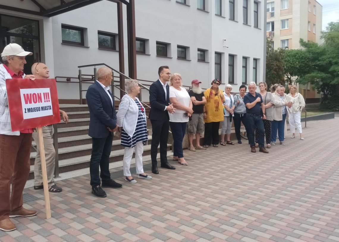 Manifestacja w Skierniewicach, fot. Katarzyna Grabowska