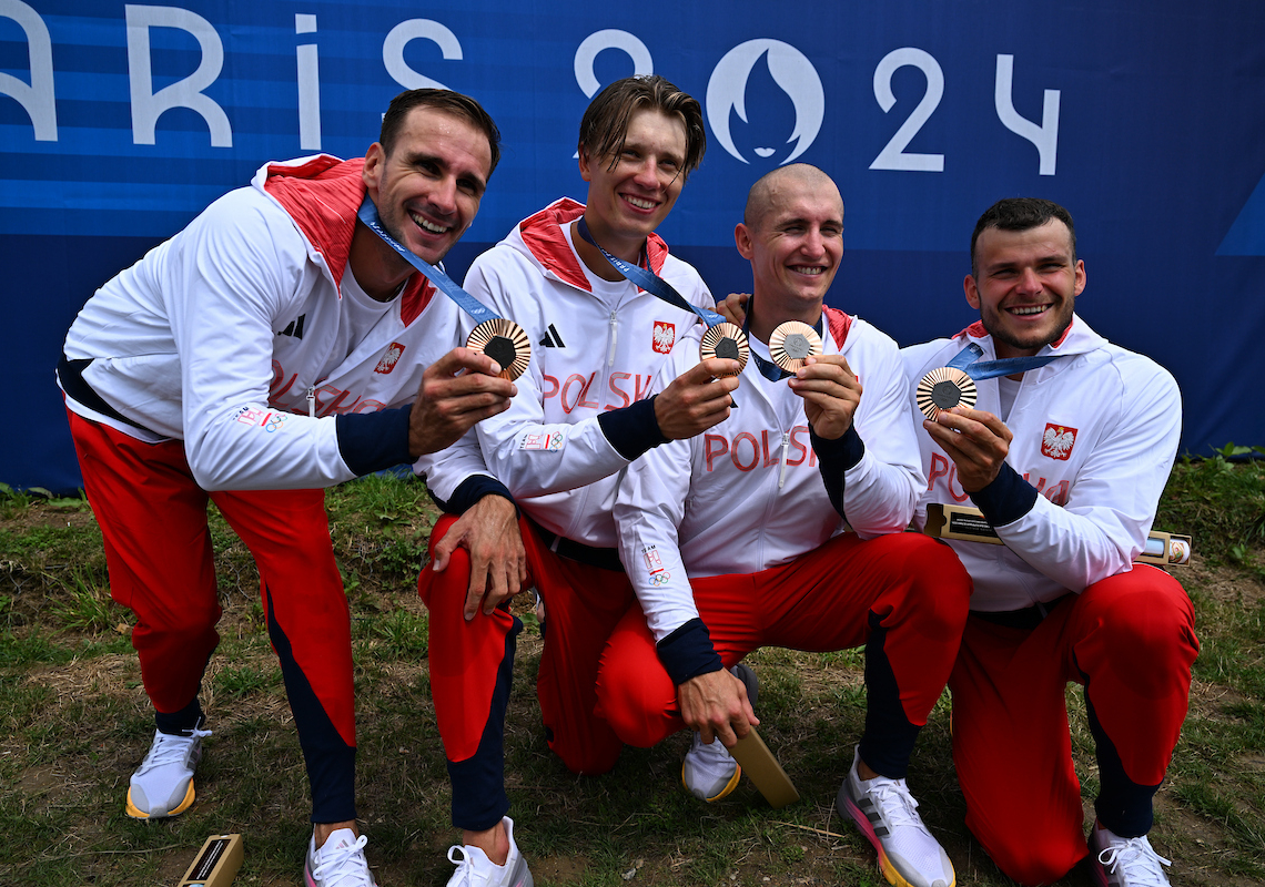 Polska czwórka podwójna: Dominik Czaja, Fabian Barański, Mirosław Ziętarski i Mateusz Biskup