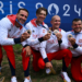 Polska czwórka podwójna: Dominik Czaja, Fabian Barański, Mirosław Ziętarski i Mateusz Biskup