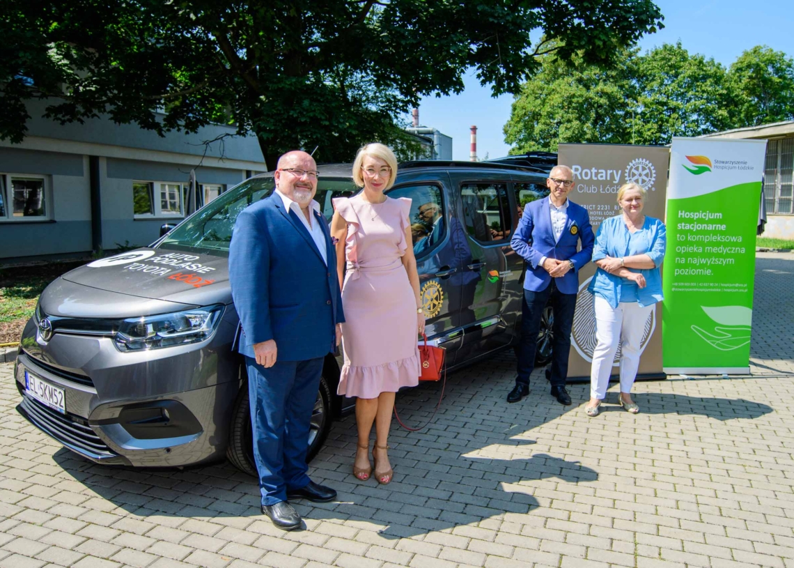 Rotary Club w Łodzi przekazał pojazd dla Stowarzyszenia Hospicjum Łódzkie [ZDJĘCIA]