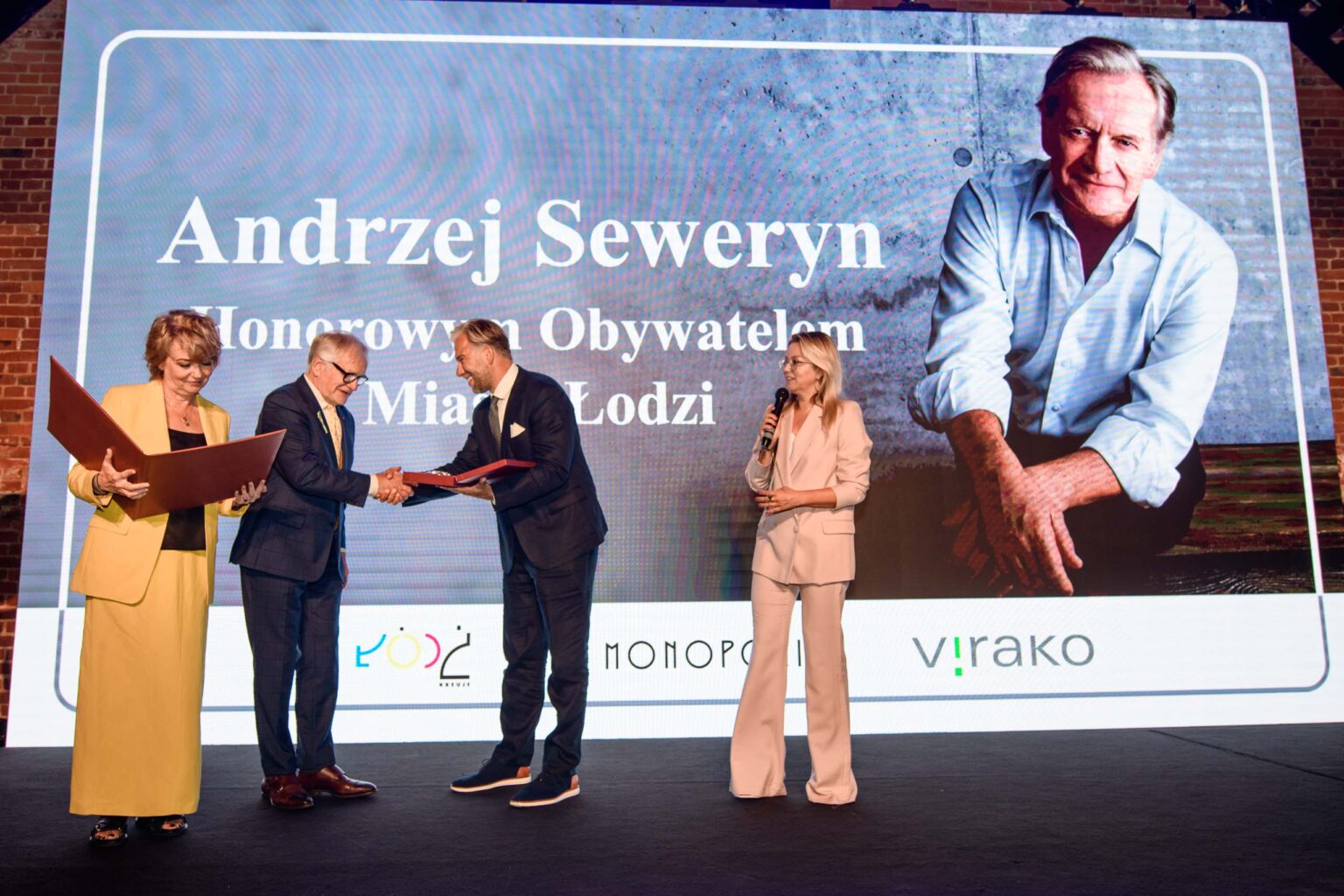 Honorowe obywatelstwo Lodzi dla Andrzeja Seweryna Fot Sebastian Szwajkowski 26