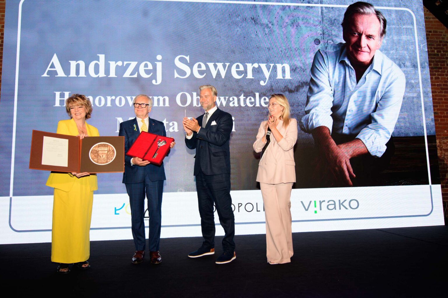 Honorowe obywatelstwo Lodzi dla Andrzeja Seweryna Fot Sebastian Szwajkowski 28